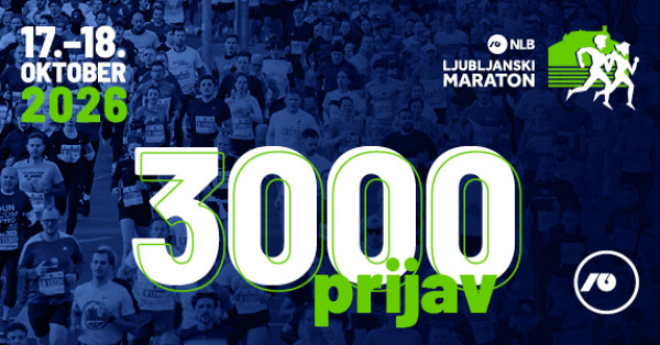 Prvi prijavni rok se za maratonce in polmaratonce izteče 31. decembra!