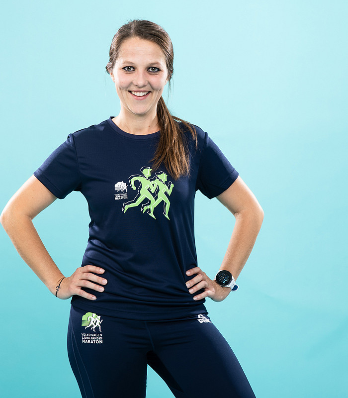 Moška  majica Peak sport, kolekcija VW Ljubljanski maraton 2023